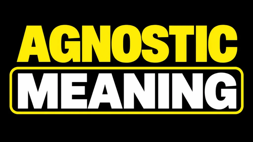 Agnostic Meaning