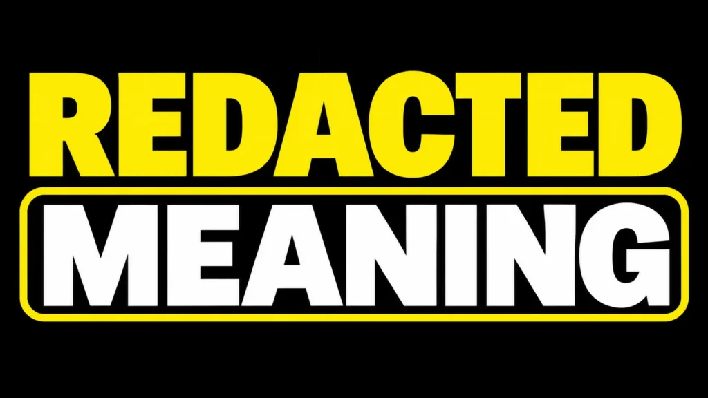 Redacted Meaning