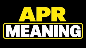APR Meaning