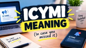 ICYMI Meaning