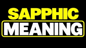 Sapphic Meaning
