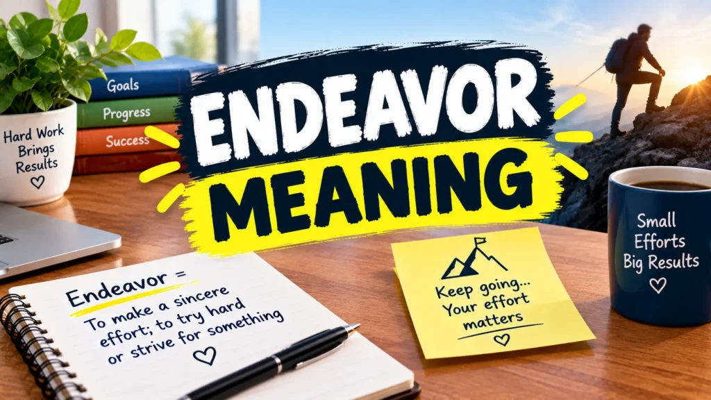 Endeavor Meaning
