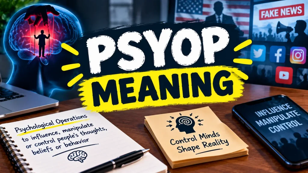 Psyop Meaning